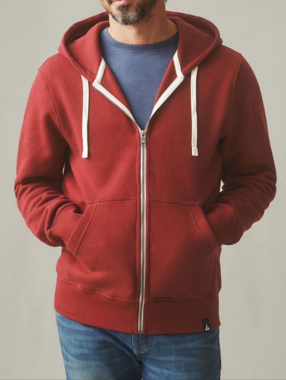 American Giant Men's Size Large Midweight Full Zip Hoodie Sweatshirt NWOT